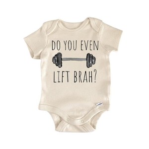 Gym Bodybuilder Workout - Baby Boy Girl Clothes Infant Onesie® Funny Cute Newborn GS1 - 1 of 4