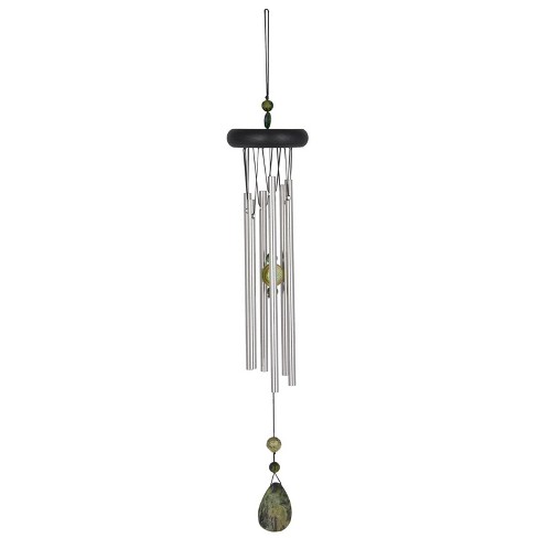 Woodstock Chimes Signature Collection, Woodstock Chakra Chime, 17'' Aventurine Wind Chime CCAV - image 1 of 3