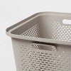Large Decorative Plastic Bin with Cutout Handles - Brightroom™ - image 3 of 3