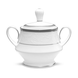 Noritake Regina Platinum Sugar Bowl with Cover - 1 of 2