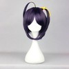 Unique Bargains Women's Wigs 14" Deep Purple with Wig Cap - 2 of 4