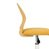 FurnitureR Kids Desk Chair, Compact Rolling Home Office Task Chair with Wheels, Height Adjustable Study Seat for Students, Lime Yellow - 4 of 4
