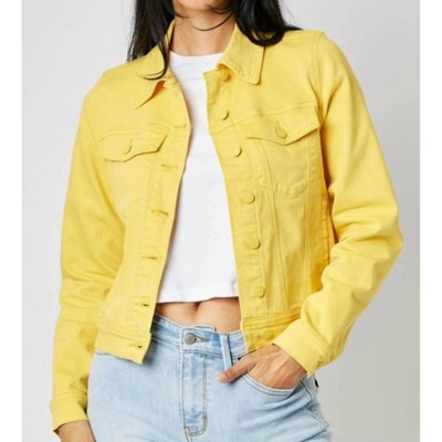 Women S Colored Denim Jackets 2026.Women's Colored Denim Jacket - Judy Blue M : Target