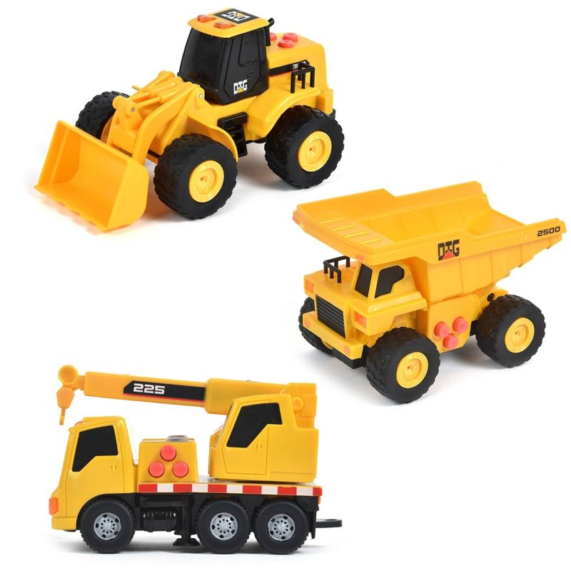 Maxx Action Mini Construction Lights &#38; Sounds Vehicles &#8211; Front End Loader, Excavator and Dump Truck - 3pk, 3 of 11