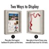 Americanflat 8.5x11 Shadow Box Frame in Drift wood with Soft Linen Back - Composite Wood with Polished Glass for Wall and Tabletop - 4 of 4