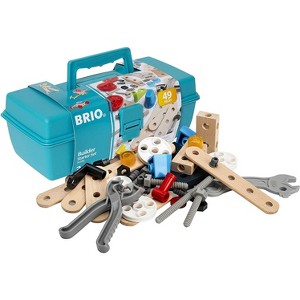 BRIO Builder Starter Set - 49 Piece Building Set, STEM Toy with Wood and Plastic Pieces for Kids Age 3 and Up - 1 of 4