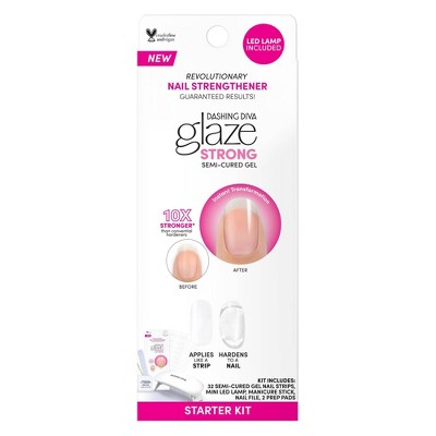 Dashing Diva Glaze Nail Art Starter Kit - Clear - 32pc : Target