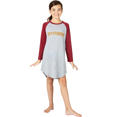 Harry Potter Big Girls' Gryffindor House Crest Pajama Set-all Houses  (10/12) Red : Target