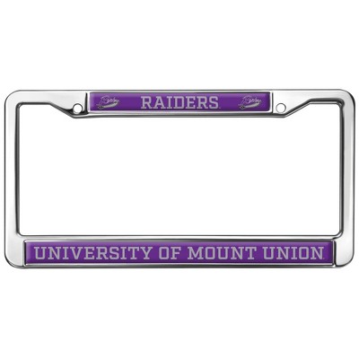 University of Mount Union Mascot Full Size Standard License Plate Metal Frame