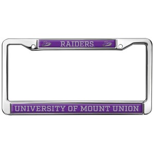 University of Mount Union Mascot Full Size Standard License Plate Metal Frame - 1 of 4