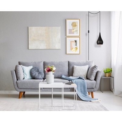 Nora Matte Black Aluminum and Brass Adjustable Pendant Light