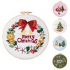 Embroidery Kit, Embroidery Starter Kit - with Embroidery Hoop, Christmas Stamped Pattern, for Beginners, Women Hobbies, CX0842 (One Size) - 3 of 4