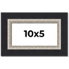 PosterPalooza | Panoramic Embellished Black Picture Frame - UV Acrylic, Foam Board Backing, Hanging Hardware - 2 of 4