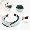 Unique Bargains Women's Fashion Color Block Knotted Wide Headband 1.57" Width 1 Pc - 4 of 4