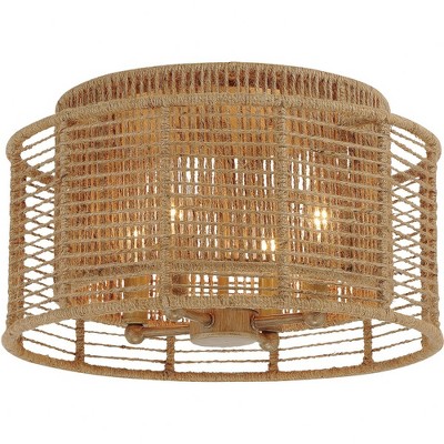 Crystorama Lighting Jayna 4 - Light Flush Mount in  Burnished Silver