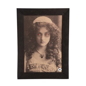 Gallerie II 14" x 19" Light Up LED Eyes Halloween Portrait Wall Art for Indoor Home Haunted House Decoration - 1 of 1