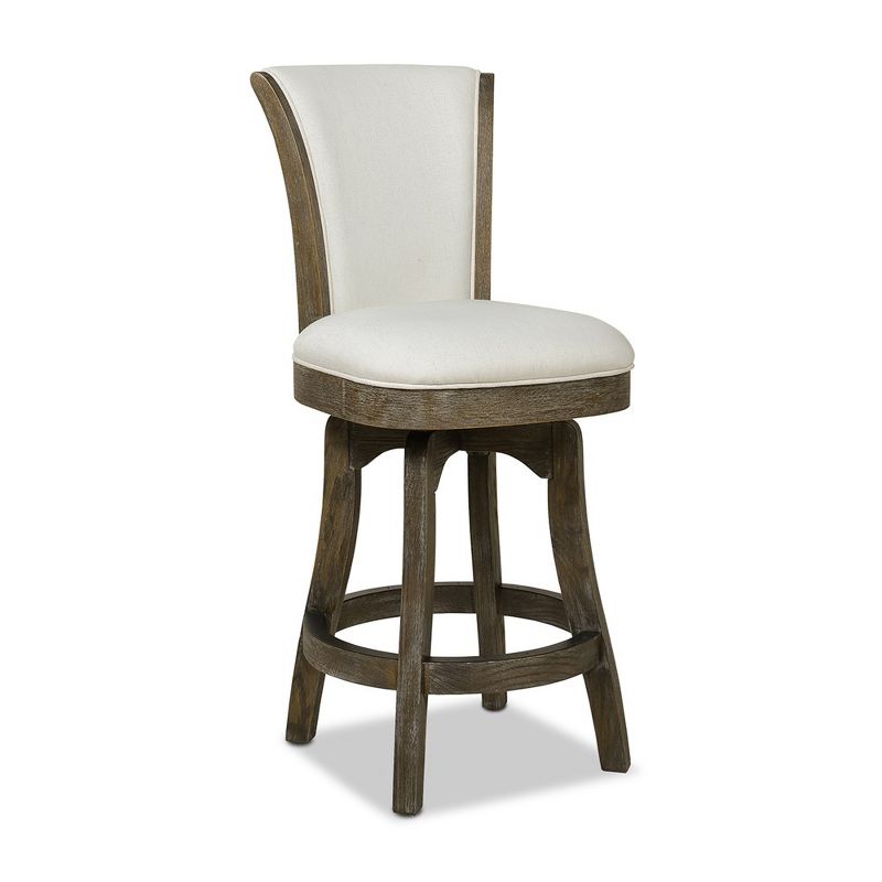 Jennifer Taylor Home Henry 27 inch Armless Swivel Counter Height Bar Stool, 2 of 9