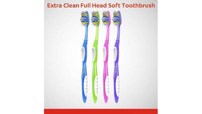 Colgate Extra Clean Full Head Medium Toothbrush, 2 of 8, play video