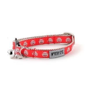 The Worthy Dog Sock Monkey Breakaway Adjustable Cat Collar - 1 of 1