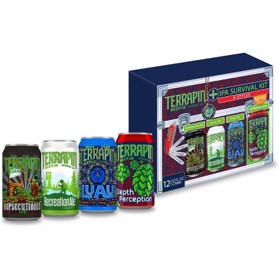 Terrapin Beer IPA Survivial Kit Variety Pack - 12pk/12 fl oz Cans