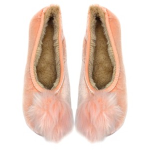 Oooh Yeah! Women’s Slip On Slippers (Pom Pom Pink) - 1 of 4