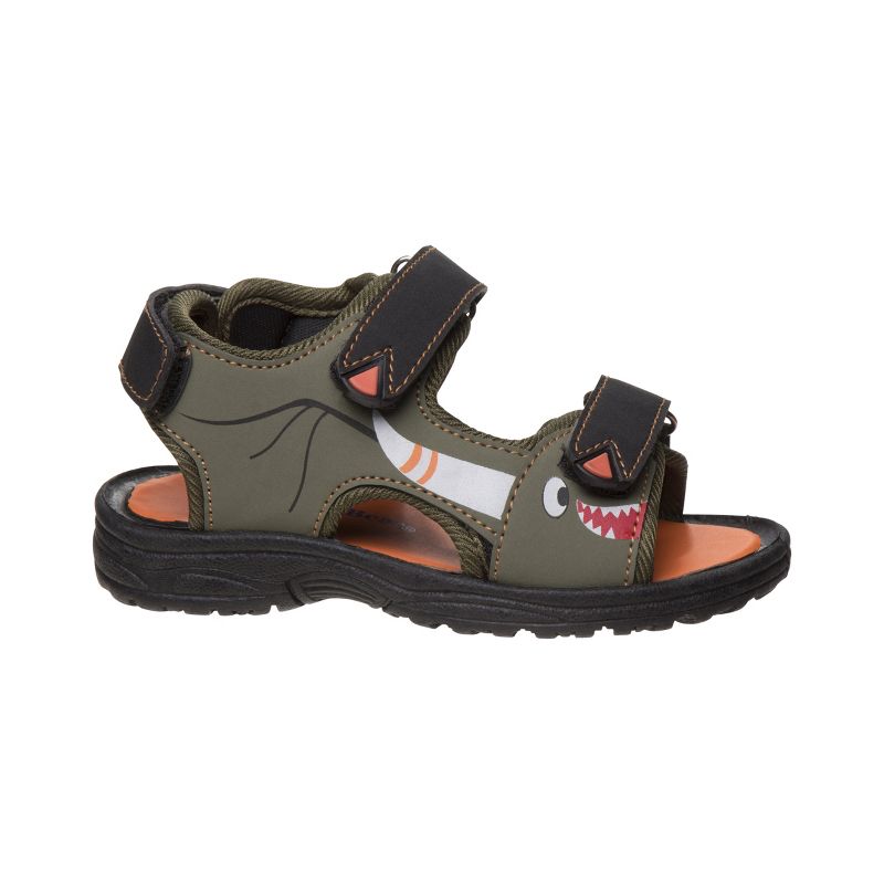 Rugged Bear hook and loop Boys Toddler open-toe sport sandals, 2 of 6