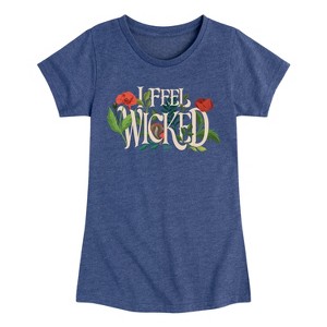 Girls' - Wicked - Elphaba -Youth Girls Short Sleeve T-Shirt Fitted Short Sleeve Graphic T-Shirt - 1 of 4