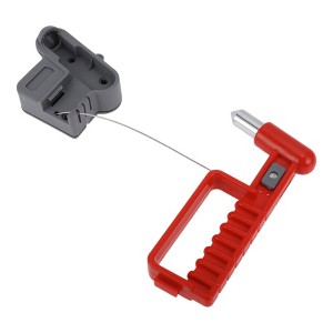 Unique Bargains Car Safety Hammer Black Gray 7.87"×3.86"×1.65" 1 Pc - 1 of 4