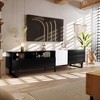 Modern TV Stand, TV Cabinet for TVs Up to 80”, Entertainment Center with Drawers & Open Shelves, Easy Assembly - 4 of 4