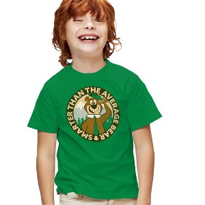 Boys' Short Sleeve Yogi Bear Smarter than Average T-Shirt - 1 of 4