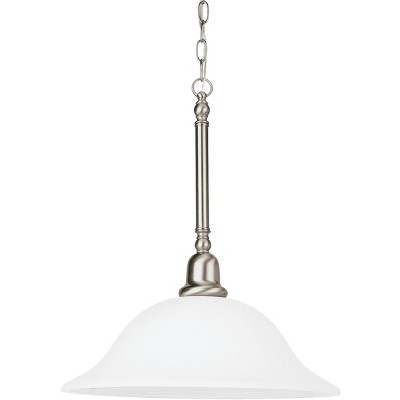 Sea Gull Lighting Sussex 1-Light 15" Brushed Nickel Pendant 66060-962