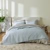 Patina Vie 100% Cotton Stitched 3 Piece Quilt and Sham Set - 2 of 4
