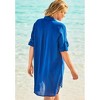 Swim 365 Women's Plus Size Button-Front Swim Cover Up - image 3 of 4