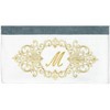 Linum Home Textiles 100% Turkish Cotton MONICA Gold Thread 2PC Embellished Bath Towel Set - 3 of 3