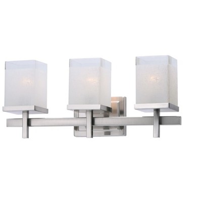 Maxim Lighting Tetra 3 - Light Vanity in  Satin Nickel