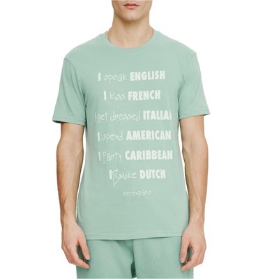 Elevenparis Mens Statement Graphic T-Shirt