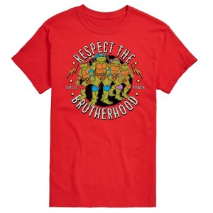 Men's - Teenage Mutant Ninja Turtles - Respect The Brotherhood Short Sleeve Graphic T-Shirt - 1 of 4