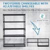 2500 Lbs Capacity Heavy Duty Garage Shelving, 5-Tier Metal Wire Shelves, Adjustable Industrial Storage Rack - 4 of 4