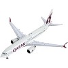 Boeing 737 MAX 8 Commercial Aircraft "Qatar Airways" Gray with Tail Graphics 1/400 Diecast Model Airplane by GeminiJets - 2 of 3