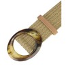 INSPIRE CHIC Women's Stretch Woven Stone Buckle Elastic Belt - 2 of 4
