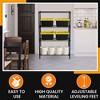 Juggernaut Storage 36" x 54" 4-Tier Freestanding Home Organization Shelving Unit w/ Adjustable Shelves for Warehouse, Laundry Room, & Garage, Black - 2 of 4