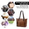 Generic Purses Tote Bag for Women, Handbags Purses Shoulder Bag, Vintage Leather Bags - 2 of 4