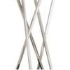 Possini Euro Design Asymmetry Modern Table Lamp 30" Tall Brushed Nickel Metal with Table Top Dimmer White Linen Shade for Bedroom Living Room Bedside - 4 of 4