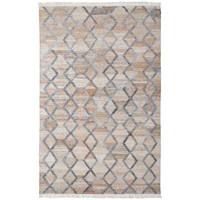 Beckett Transitional Trellis & Lattice Gray/Ivory/Tan Area Rug