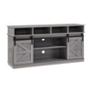 GlasFlength TV Stands and Consoles Modern Minimalist TV Stand with Open Storage for Living Room Gray,58”*15.5”*29.4" - 4 of 4