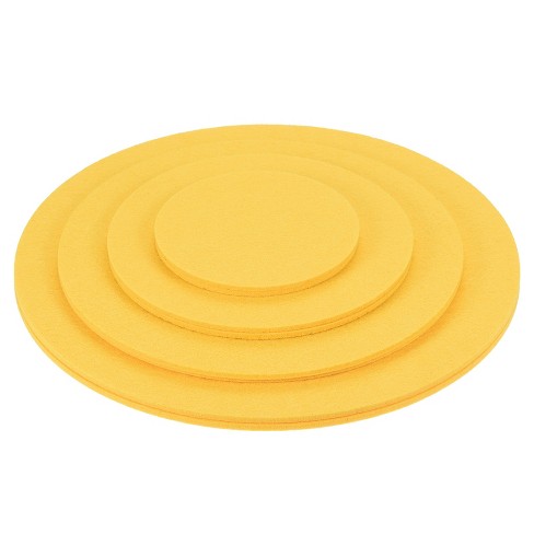 Unique Bargains Home Garden Round Plastic Absorbent Waterproof Cork Plant  Mat Coaster Pad 8 Pcs : Target