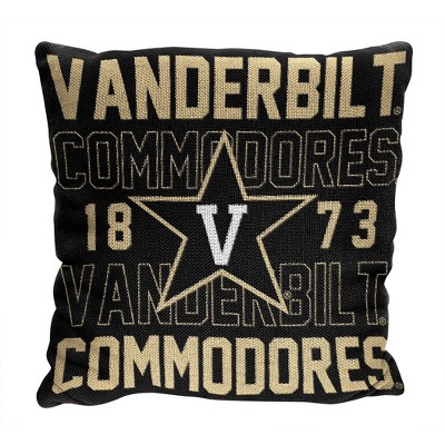 NCAA Vanderbilt Commodores 20"x20" Woven Pillow