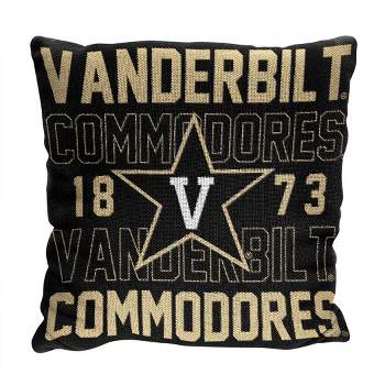 NCAA Vanderbilt Commodores Stacked Woven Pillow