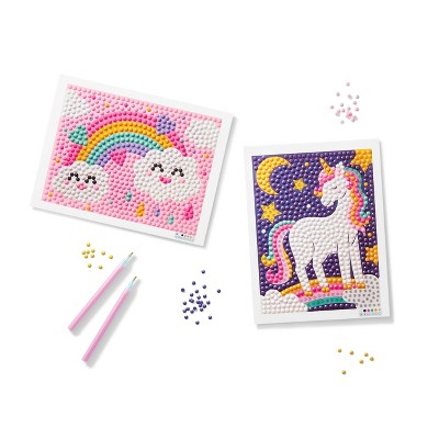 2pk 6&#39;&#39;X6&#39;&#39; Gem Art Poster Unicorn/Rainbow - Mondo Llama&#8482;