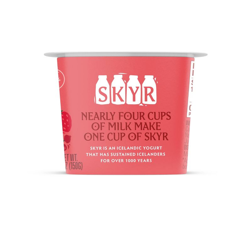 Icelandic Provisions Strawberry Lingonberry Skyr Yogurt - 5.3oz, 5 of 8